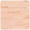 vidaXL Dessus de table 40x40x4 cm carr&eacute; bois massif de h&ecirc;tre
