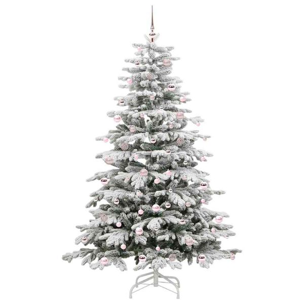 vidaXL Sapin de No&euml;l Artificiel &agrave; Branches Articul&eacute;es Blanc 240 cm