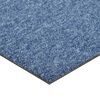 vidaXL Dalles de tapis de sol 20 pcs 5 m² 50x50 cm Bleu