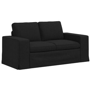 vidaXL Canap&eacute; Noir 162 x 80 x 82 cm tissu