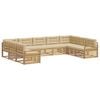 vidaXL Ensemble de canap&eacute;s d'ext&eacute;rieur 9 pc Blanc et Beige