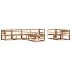 vidaXL Ensemble de canap&eacute;s d'ext&eacute;rieur 7 pcs Naturel et Cr&egrave;me