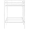 VidaXL Lit superpos&eacute; sans matelas blanc 107x203 cm acier