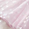 Robe pour filles volants rose clair 92