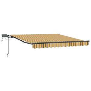 vidaXL Auvent R&eacute;tractable Multicolore 300 x 250 cm tissu
