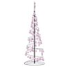 vidaXL Sapin de No&euml;l &agrave; LED avec boules 100 LED blanc chaud 150 cm