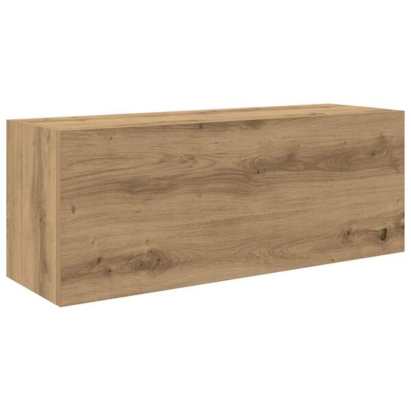 vidaXL Armoire murale de bain ch&ecirc;ne artisanal bois d'ing&eacute;nierie