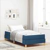 vidaXL Lit &agrave; ressorts avec matelas Bleu 100 x 200 cm tissu