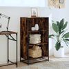 vidaXL Biblioth&egrave;que ch&ecirc;ne fum&eacute; 60x35x107,5 cm bois d'ing&eacute;nierie