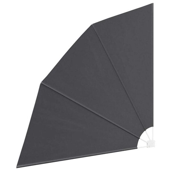 vidaXL &Eacute;cran de confidentialit&eacute; pour balcon Noir 210 x 210 cm