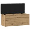 vidaXL Banc de rangement Ch&ecirc;ne artisanal 102x42x45 cm Bois d'ing&eacute;nierie