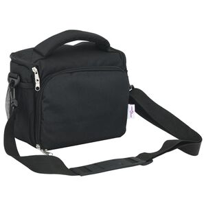 vidaXL Sac pour appareil photo et housse imperm&eacute;able noir tissu oxford
