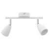 vidaXL Spot de plafond Blanc 25.5 x 8 x 16 cm M&eacute;tal