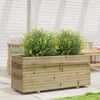 vidaXL Jardini&egrave;re 110x40x49,5 cm bois de pin impr&eacute;gn&eacute;