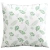 vidaXL Coussins &Eacute;parpill&eacute;s Feuille 4 pcs Motif feuille 40 x 40 cm