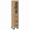 vidaXL Haut Armoire Ch&ecirc;ne artisanal 34,5 x 34 x 180 cm