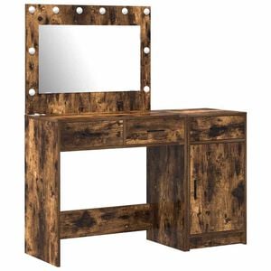 vidaXL Table de Toilette 2 pc Marron 40 x 41 x 75 cm Bois d'ing&eacute;nierie