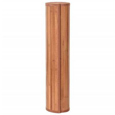 vidaXL Tapis rectangulaire marron 60x500 cm bambou