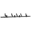 vidaXL Kit de quincaillerie de porte coulissante 200 cm Acier Noir