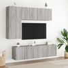 vidaXL Meubles TV muraux 2 pcs sonoma gris 60x30x41 cm