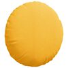 vidaXL Coussins de si&egrave;ge 2 pcs Jaune clair &Oslash; 80 cm