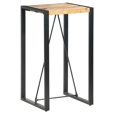 vidaXL Table de bar 60x60x110 cm Bois de manguier massif