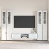 vidaXL Ensemble meuble TV avec tiroir Blanc Bois d'ing&eacute;nierie