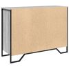 vidaXL Buffet sonoma gris 101x35,5x74,5 cm bois d'ing&eacute;nierie