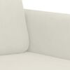vidaXL Fauteuil Cr&egrave;me 60 cm Velours