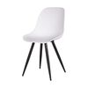 LABEL51 Chaises &agrave; manger lot de 2 Monza 46x54x88 cm Blanc
