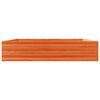 vidaXL Jardini&egrave;re cire marron 110x110x23 cm bois de pin massif