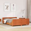 vidaXL Cadre de lit sans matelas cire marron 140x200cm bois pin massif