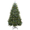vidaXL Sapin de Noël artificiel avec 300 LED Vert 240 cm PVC et métal