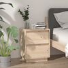 vidaXL Tables de chevet 2 pcs 40x35x50 cm Bois de pin solide
