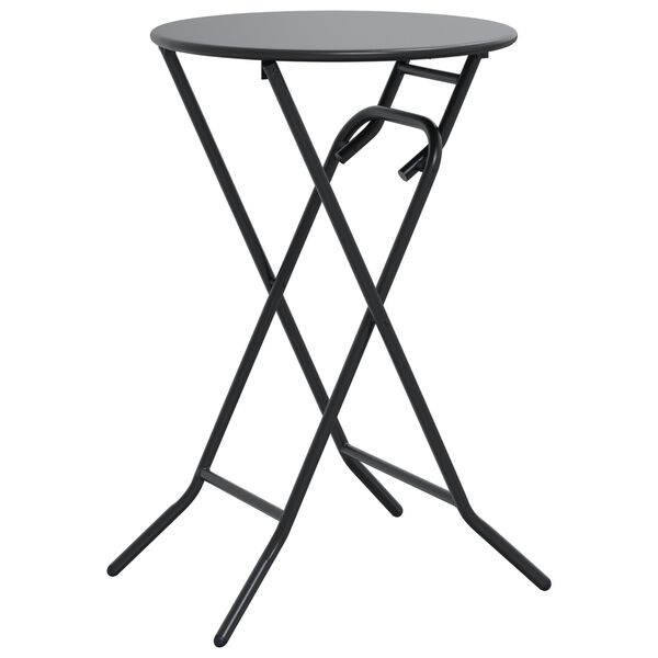 vidaXL Table de Jardin Anthracite 50 x 50 x 72 cm Acier
