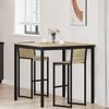 vidaXL Table de bar debout Bois d'ing&eacute;nierie