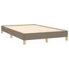 vidaXL Cadre de lit sans matelas taupe 120x190 cm tissu