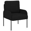 vidaXL Canap&eacute;s avec coussin 55cm Noir Contreplaqu&eacute;