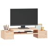vidaXL Support pour moniteur 70x27,5x15 cm Bois de pin solide