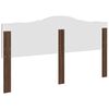 vidaXL T&ecirc;te de lit Ch&ecirc;ne brun 200 cm Bois d'ing&eacute;nierie