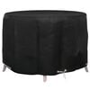 vidaXL Housse pour meubles de jardin 6 &oelig;illets &Oslash;125x75 cm rond