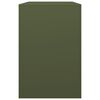 vidaXL Portant de bois de chauffage vert 100x40x60 cm acier