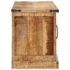 vidaXL Meuble TV 110x35x45 cm bois massif de manguier brut
