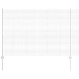 vidaXL Cl&ocirc;ture en fil soud&eacute; avec poteaux 25 x 1,6 m Acier galvanis&eacute;