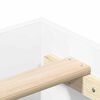 vidaXL Cadre de lit sans matelas blanc 75x190 cm bois d'ing&eacute;nierie