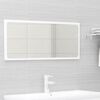 vidaXL Ensemble de meubles salle de bain 2 pcs blanc bois d'ing&eacute;nierie