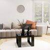 vidaXL Table d'appoint Noir 50x50x35 cm Bois d&rsquo;ing&eacute;nierie