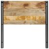 vidaXL T&ecirc;te de lit 100 cm bois massif manguier et fer