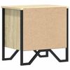 vidaXL Tables de chevet 2 pcs Ch&ecirc;ne sonoma 40 x 30 x 40 cm Agglom&eacute;r&eacute;