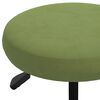 vidaXL Chaise de salle &agrave; manger Vert clair Velours